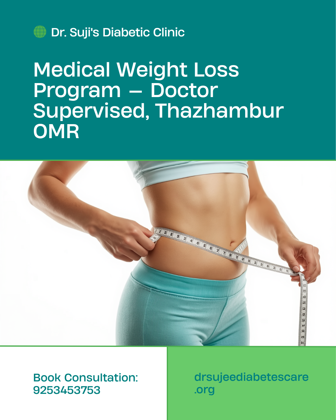 Medical weight loss program Dr Suji Thazhambur OMR